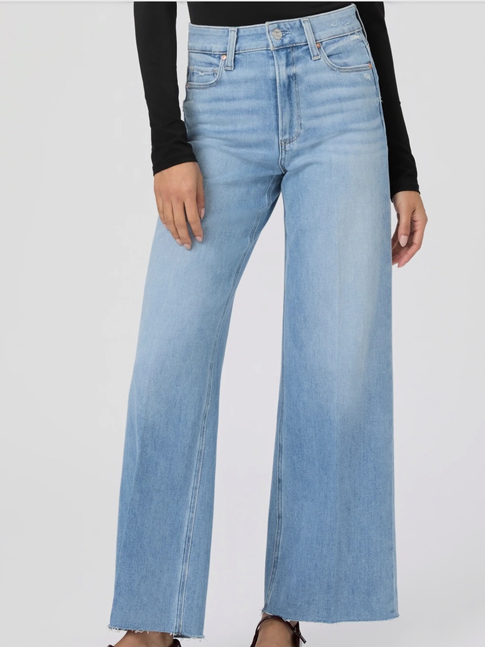 PAIGE Anessa Wide Leg Jeans